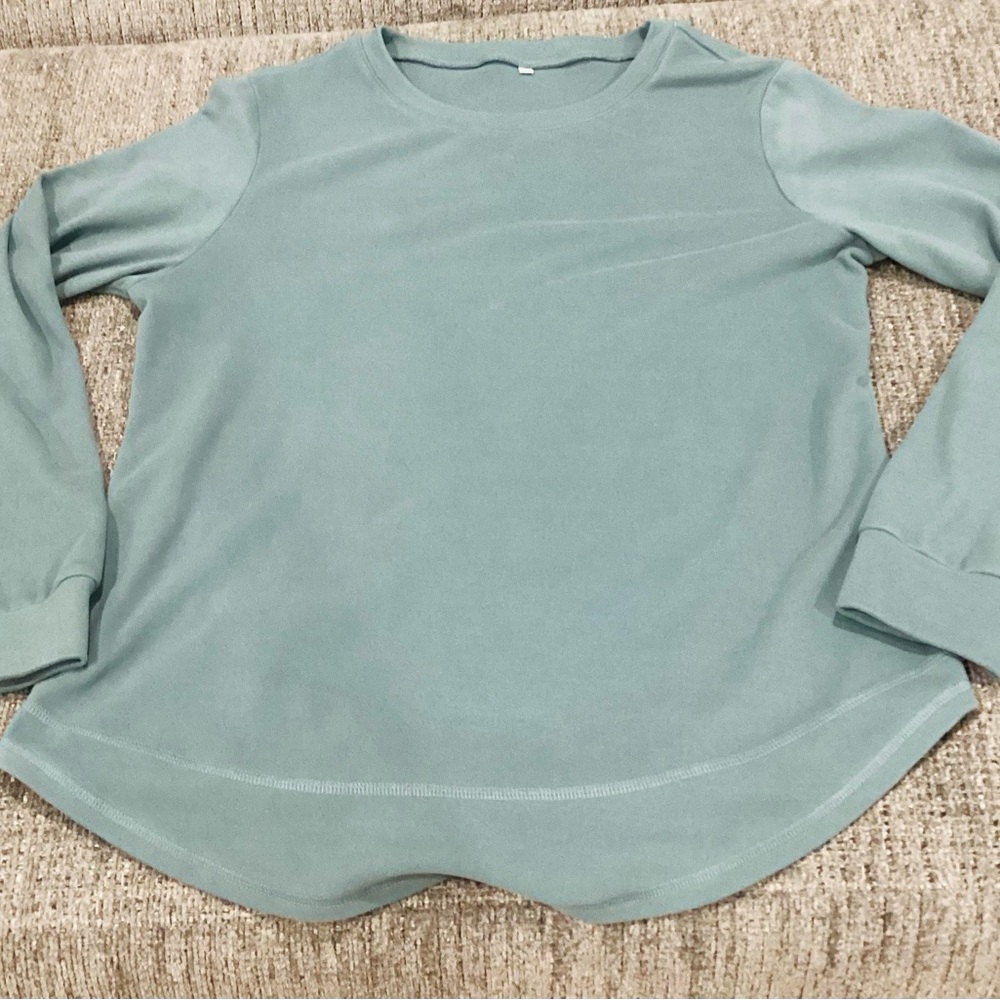 Women's Teal Long Sleeve Top